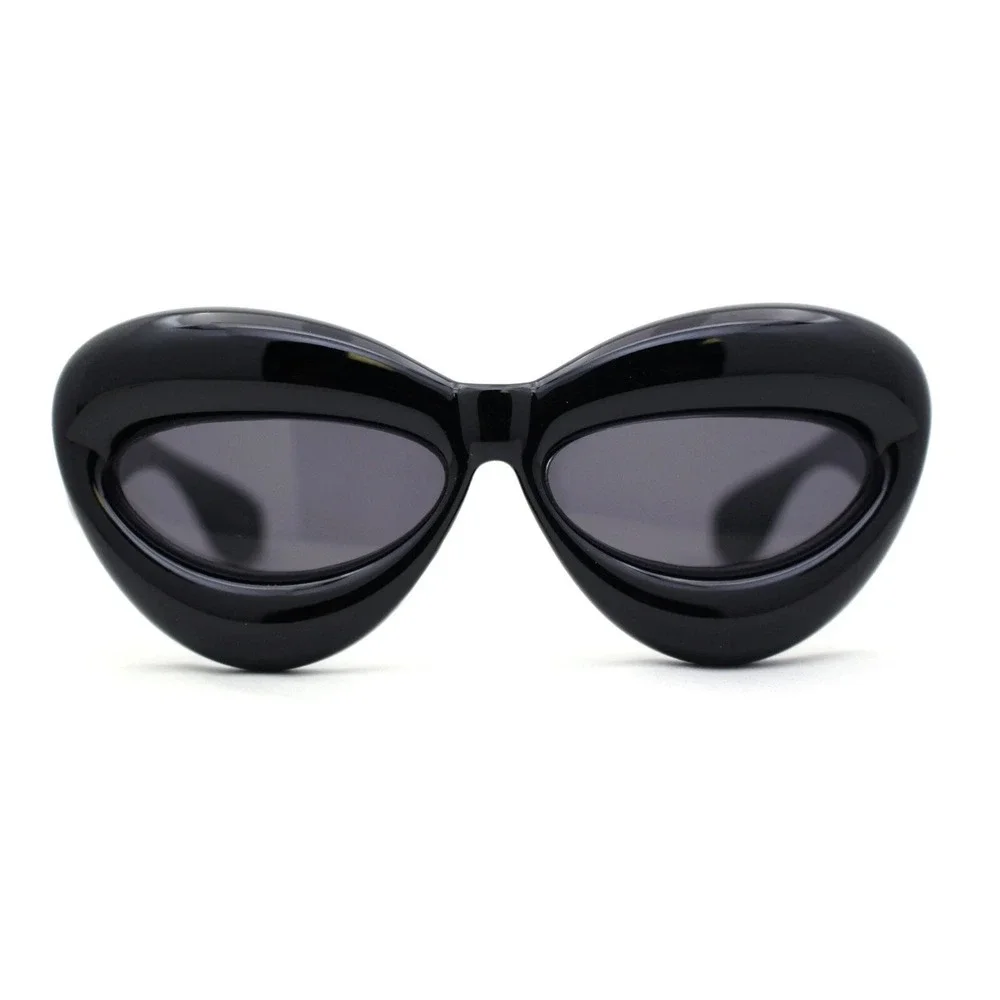 Black Sunglasses Women Fashion Designer Lips Frame Luxury‎ Beach Festival  Party